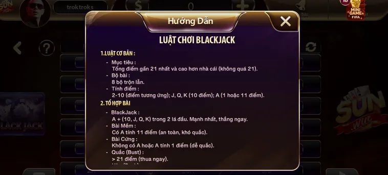 Hướng Dẫn Chơi Black Jack Tại SunWin Chi Tiết Cho Người Mới Bắt Đầu
