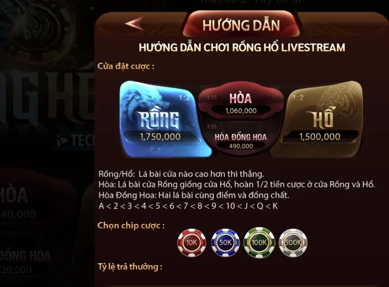 Hướng Dẫn Cách Chơi Rồng Hổ Livestream Tại SunWin Thắng Lớn Cho Người Mới