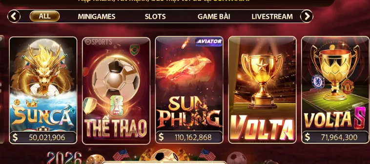 Thể Thao SunWin Trải Nghiệm Cá Cược Đỉnh Cao Với Tỷ Lệ Thắng Lên Đến 85%